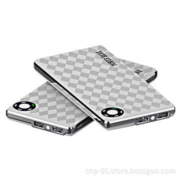 Dual USB 8,000mAh High-capacity Power Bank Charger and Li-polymer Battery Cell Inside